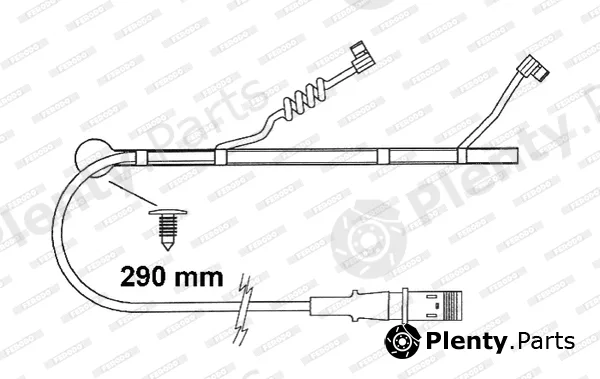 Ferodo FAI164 — Warning Contact, brake pad wear PREMIER