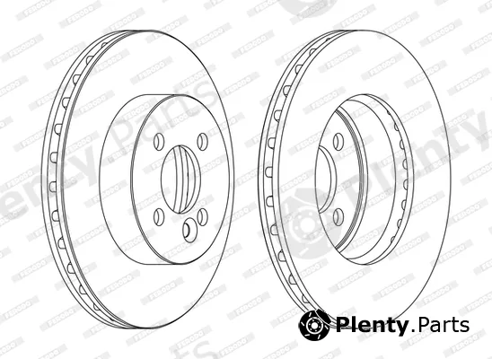 Ferodo DDF1617C-1-D — Brake Disc