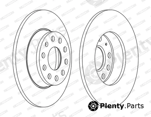 Ferodo DDF1895C-D — Brake Disc