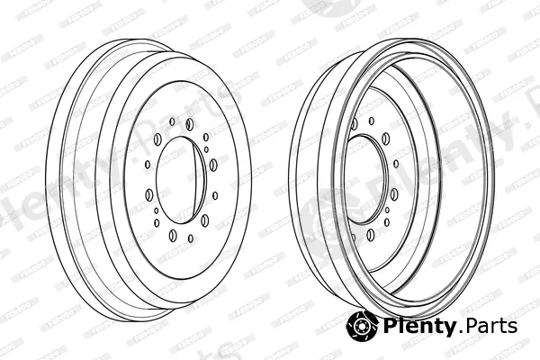 Ferodo FDR329091 — Brake Drum PREMIER
