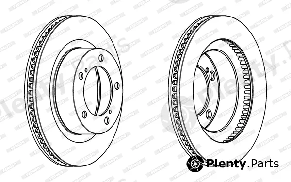 Ferodo DDF1798C-1 — Brake Disc PREMIER