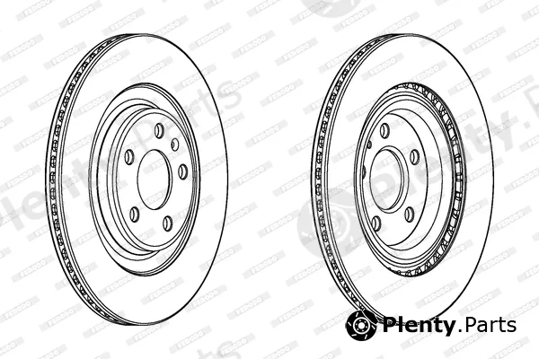 Ferodo DDF2383C — Brake Disc PREMIER