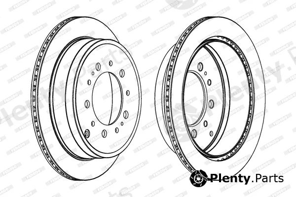 Ferodo DDF1799 — Brake Disc PREMIER