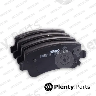 Ferodo FDB5121-D — Brake Pad Set, disc brake PREMIER FRICTION