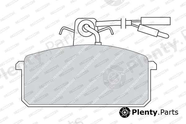 Ferodo FDB363 — Brake Pad Set, disc brake PREMIER