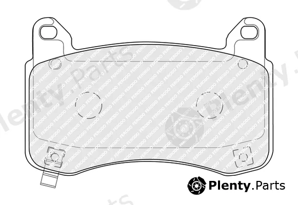 Ferodo FDB5327 — Brake Pad Set, disc brake PREMIER ECO FRICTION