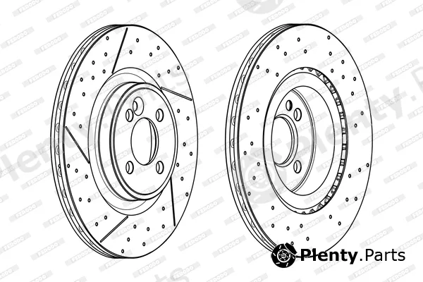 Ferodo DDF2121C — Brake Disc PREMIER