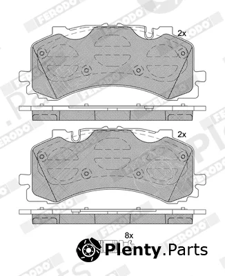 Ferodo FDB5200 — Brake Pad Set, disc brake PREMIER ECO FRICTION
