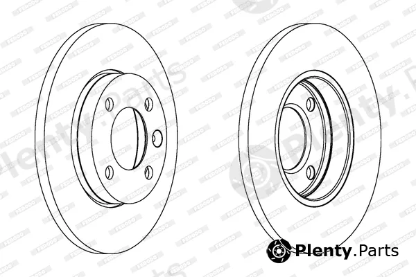 Ferodo DDF103 — Brake Disc PREMIER