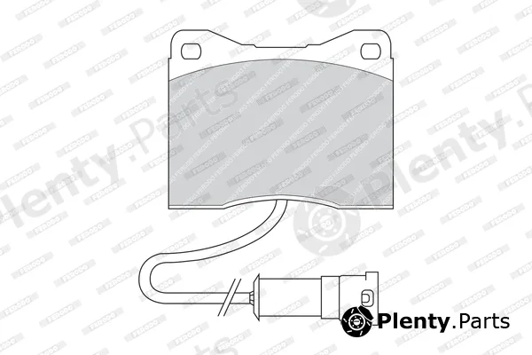 Ferodo FDB399 — Brake Pad Set, disc brake PREMIER
