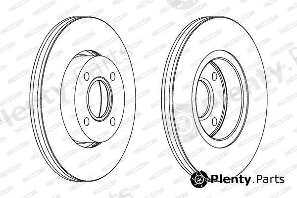 Ferodo DDF801 — Brake Disc PREMIER