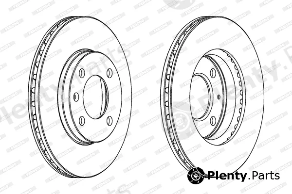 Ferodo DDF175C — Brake Disc PREMIER Coat+ disc