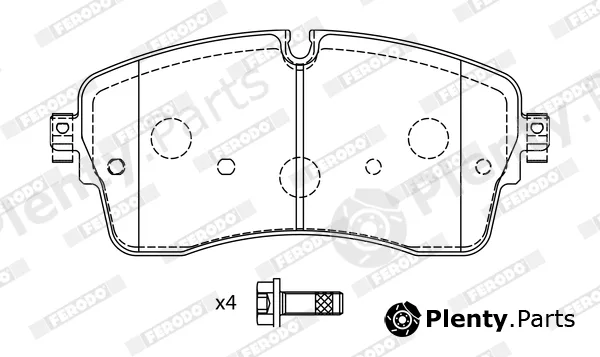 Ferodo FDB5221 — Brake Pad Set, disc brake PREMIER ECO FRICTION