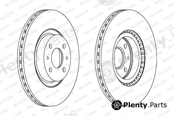 Ferodo DDF220C — Brake Disc PREMIER Coat+ disc