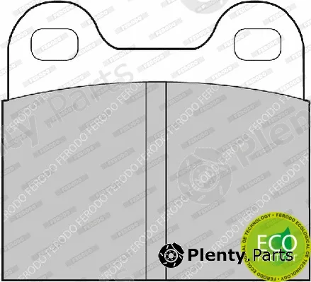 Ferodo FDB3M — Brake Pad Set, disc brake PREMIER ECO FRICTION