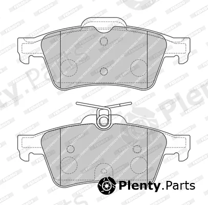 Ferodo FDB4399-D — Brake Pad Set, disc brake PREMIER FRICTION