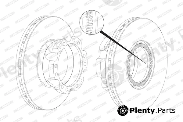 Ferodo FCR226A — Brake Disc PREMIER