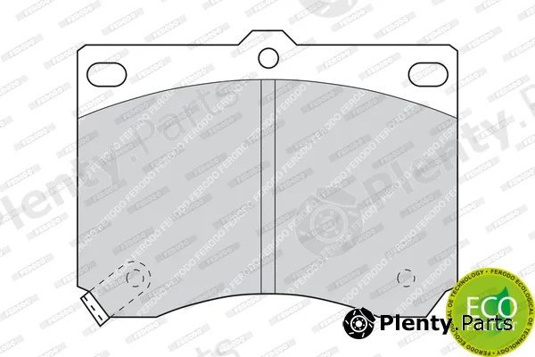Ferodo FDB714 — Brake Pad Set, disc brake PREMIER ECO FRICTION