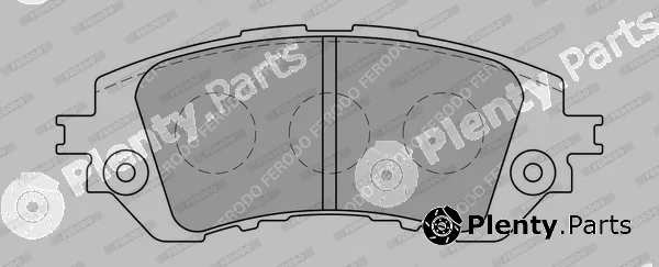 Ferodo FDB4710-D — Brake Pad Set, disc brake PREMIER FRICTION