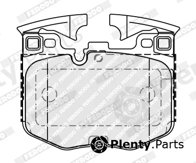 Ferodo FDB5055 — Brake Pad Set, disc brake PREMIER ECO FRICTION