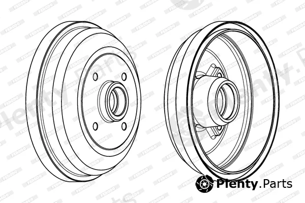 Ferodo FDR329711 — Brake Drum PREMIER