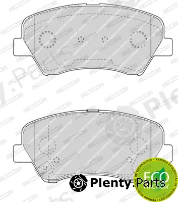 Ferodo FDB4613 — Brake Pad Set, disc brake PREMIER ECO FRICTION