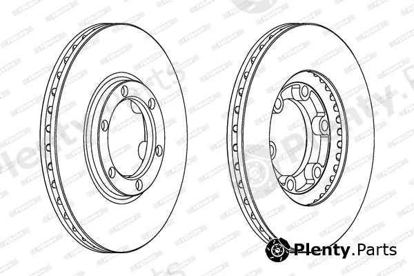 Ferodo DDF385 — Brake Disc PREMIER