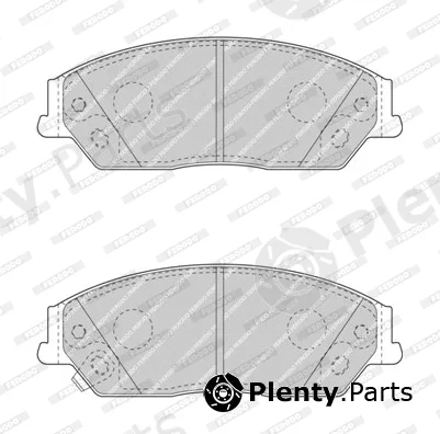 Ferodo FDB4443-D — Brake Pad Set, disc brake PREMIER FRICTION