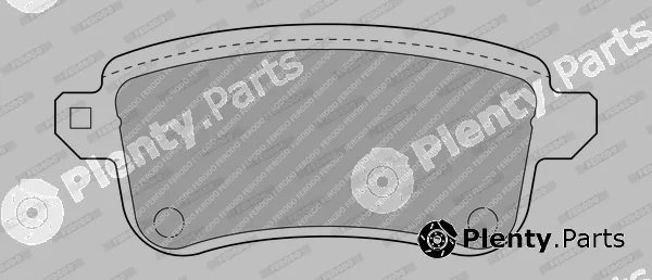 Ferodo FDB4699 — Brake Pad Set, disc brake PREMIER ECO FRICTION