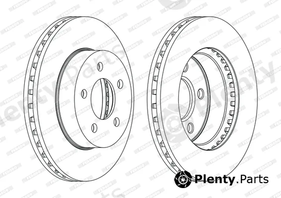Ferodo DDF1184C — Brake Disc PREMIER