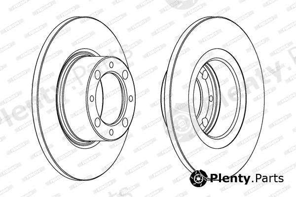 Ferodo DDF044 — Brake Disc PREMIER