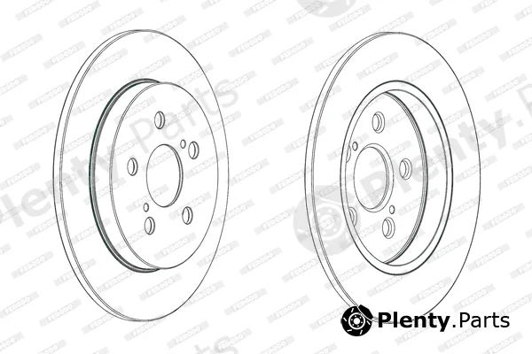 Ferodo DDF1875C — Brake Disc PREMIER