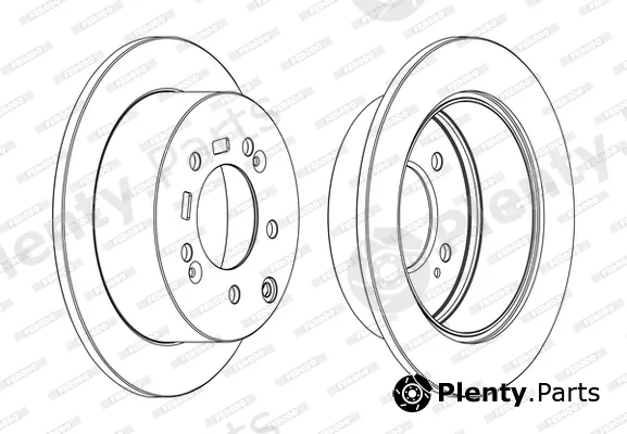 Ferodo DDF1945P-D — Brake Disc