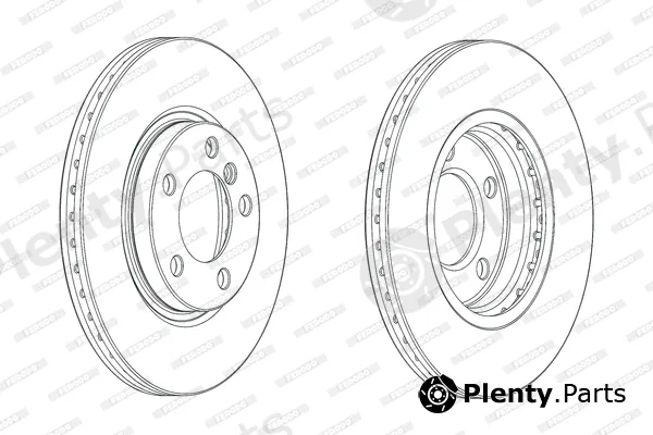 Ferodo DDF2125C — Brake Disc PREMIER