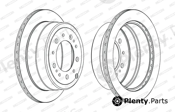Ferodo DDF1597C-1-D — Brake Disc