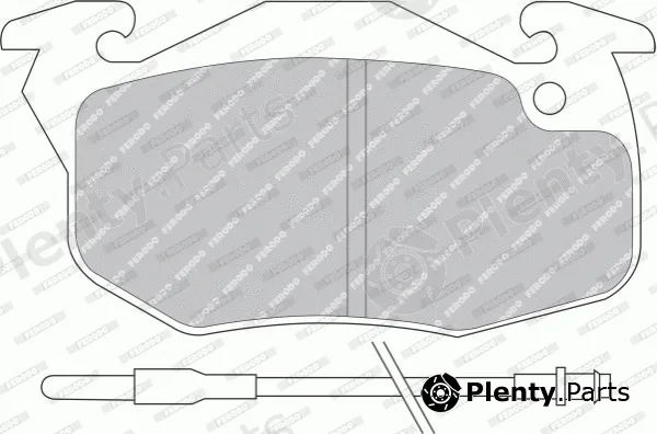 Ferodo FDB393F — Brake Pad Set, disc brake PREMIER