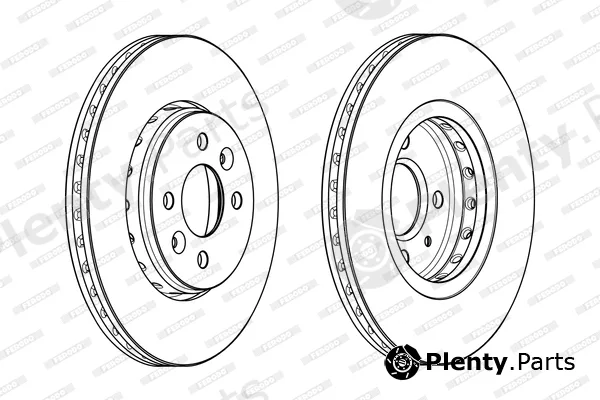 Ferodo DDF2350C — Brake Disc PREMIER