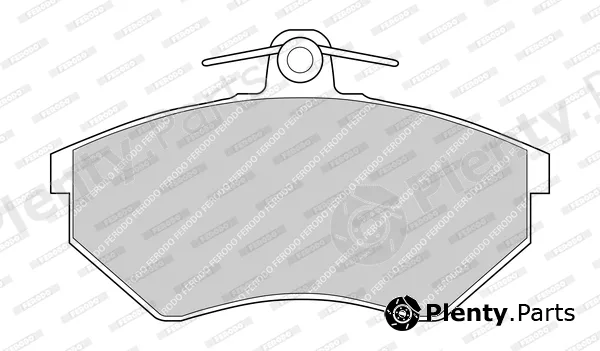 Ferodo FDB775-D — Brake Pad Set, disc brake PREMIER FRICTION