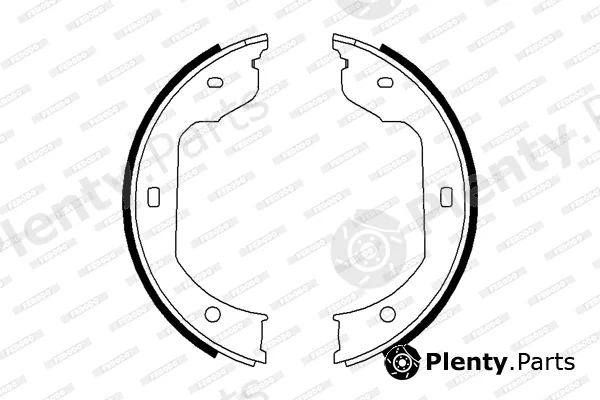 Ferodo FSB668 — Brake Shoe Set, parking brake PREMIER