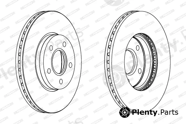 Ferodo DDF1222C — Brake Disc PREMIER Coat+ disc