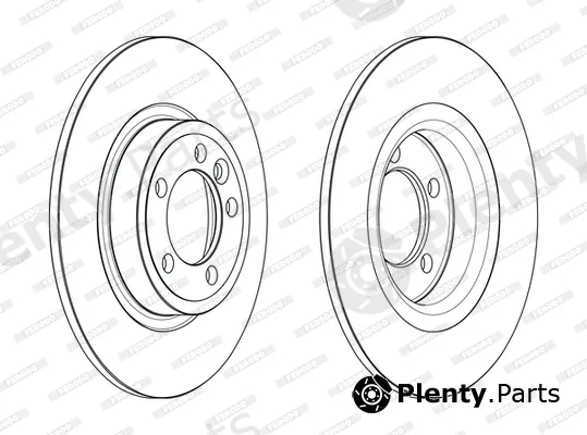 Ferodo DDF2633C — Brake Disc PREMIER