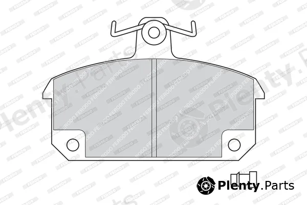 Ferodo FDB194 — Brake Pad Set, disc brake PREMIER