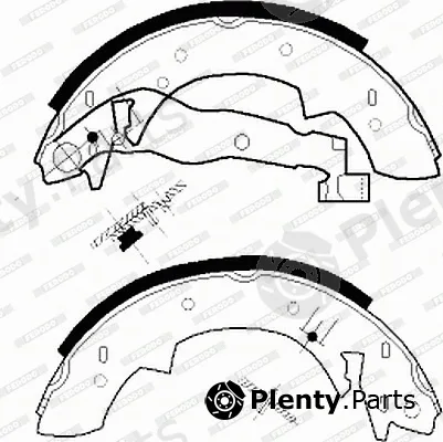 Ferodo FSB76R — Brake Shoe Set PREMIER