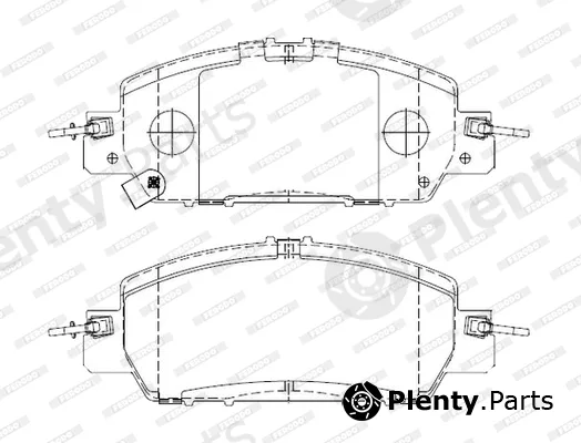 Ferodo FDB4961-D — Brake Pad Set, disc brake PREMIER FRICTION