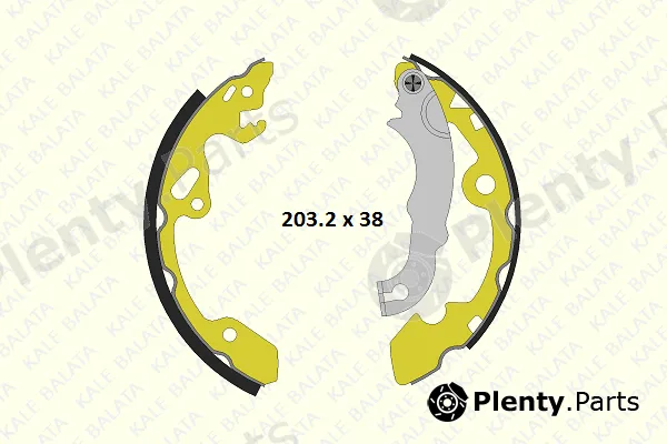 Kale 1019060005P — Brake Shoe Set