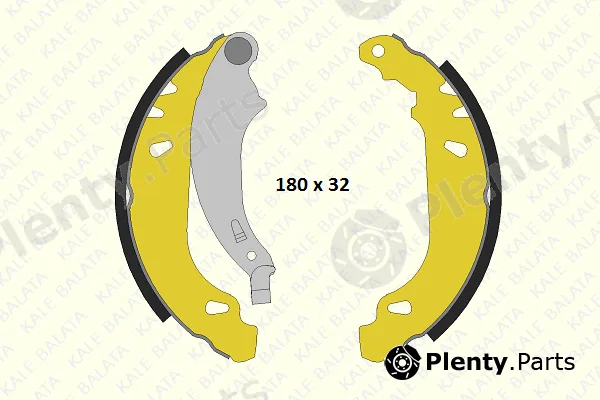 Kale 1226045004P — Brake Shoe Set
