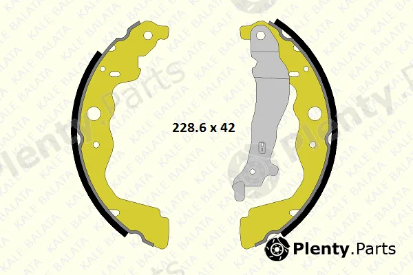 Kale 1243047005P — Brake Shoe Set