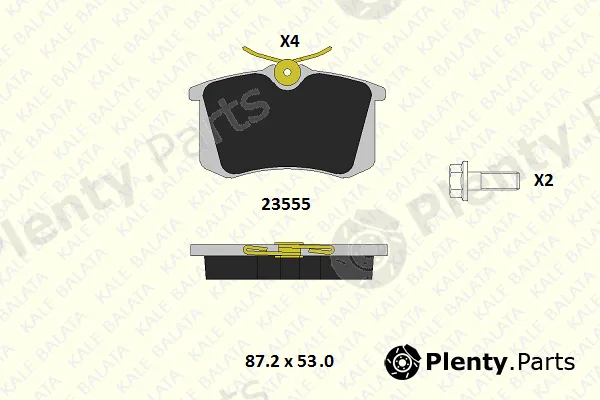 Kale 2355416214 — Brake Pad Set, disc brake