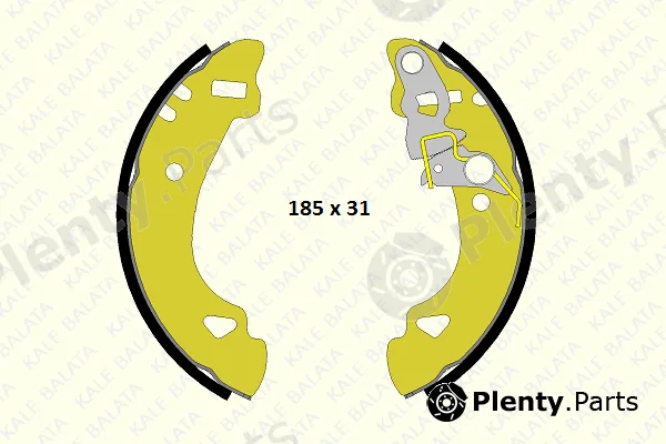 Kale 1234045004P — Brake Shoe Set
