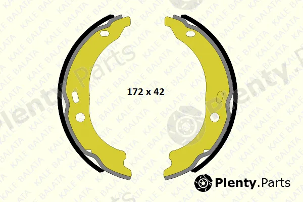 Kale 1239040004P — Brake Shoe Set